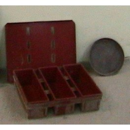 Molde cajón con tapa para panadería_pastelería